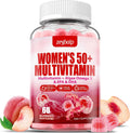 ZEGBALP Multivitamínico para Mujeres 50+ sin Azúcar - Gominolas con 24 Vitaminas y Minerales, Omega-3, DHA, EPA, Luteína