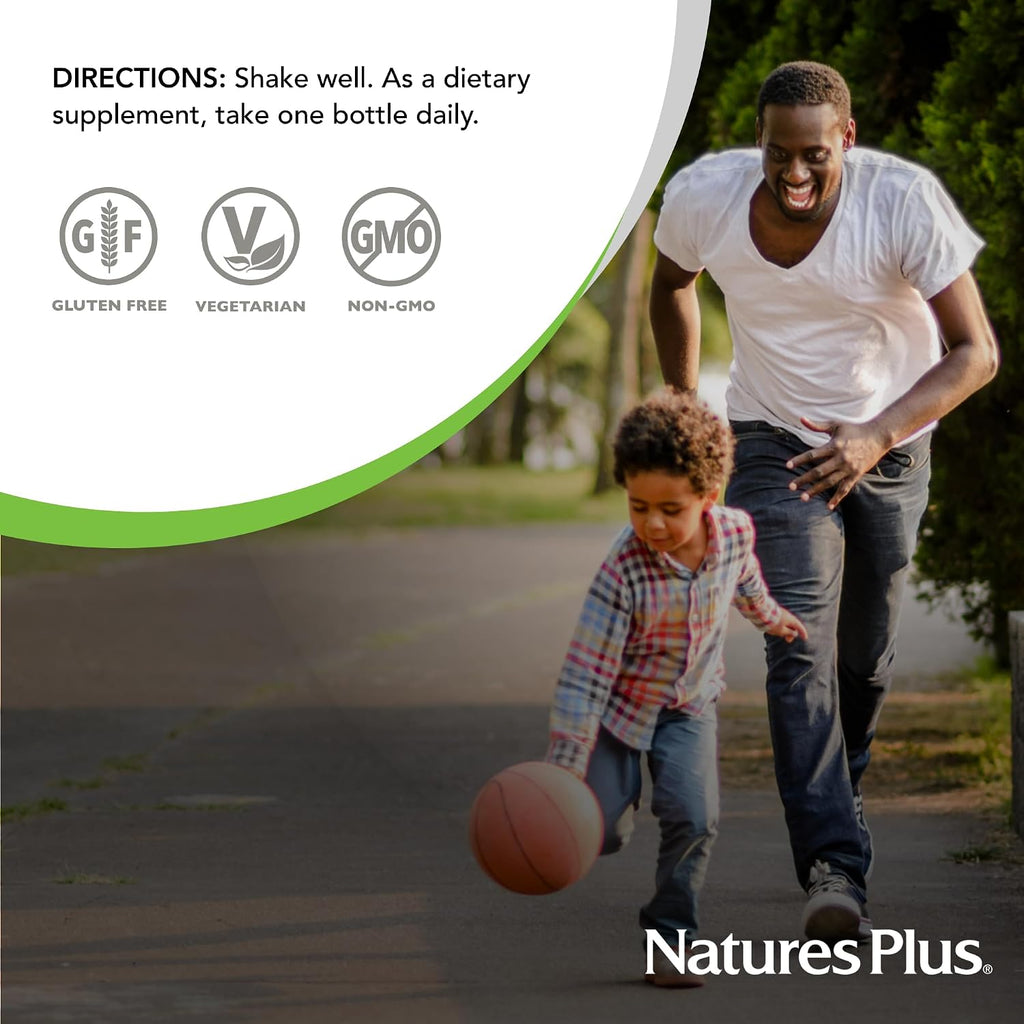 NaturesPlus Source of Life GOLD Liquid Multi Shot – Multivitamínico Líquido Sabor Tropical (Pack de 12)