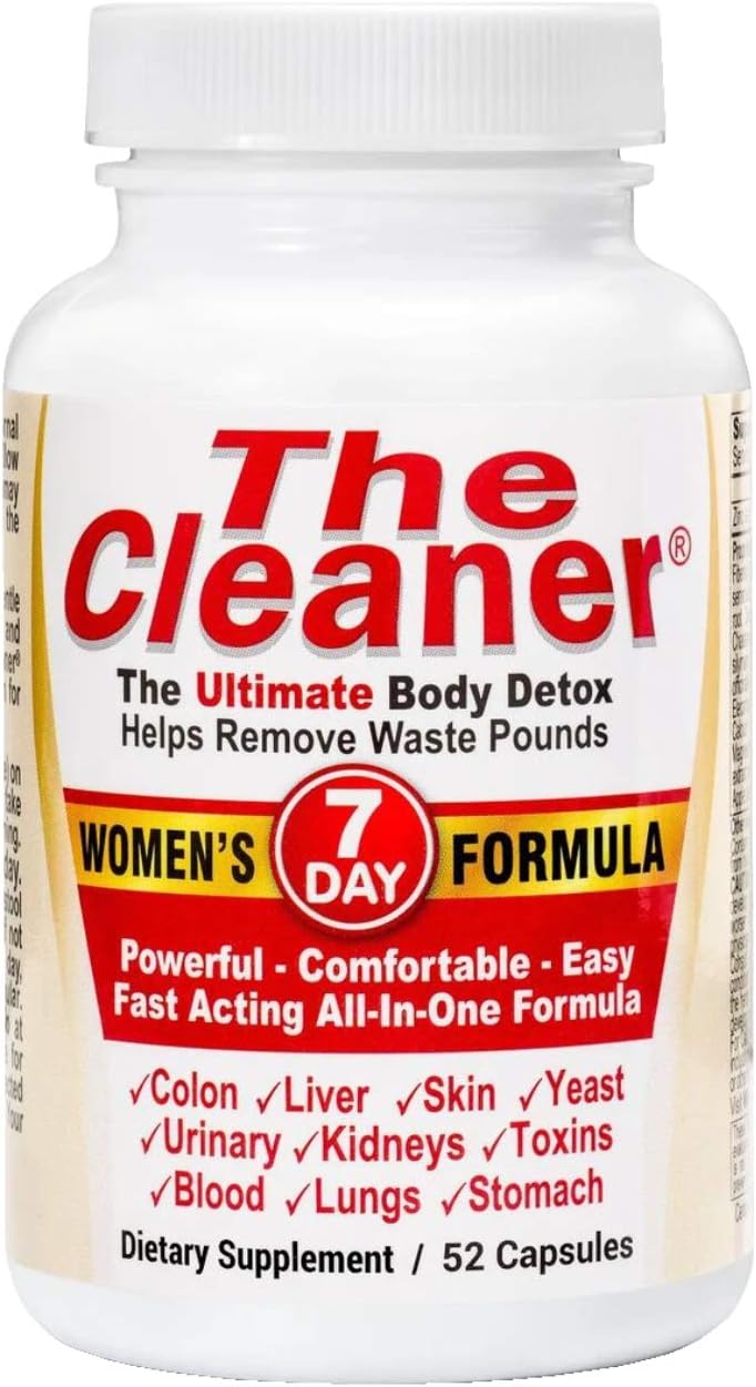 Century Systems The Cleaner 2 Pack Bundle: Detox 7 Días Mujer y Hombre (52 Cápsulas Cada Uno)