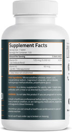 Bronson Vitamina K2 D3 (MK7) - 5000 UI Vitamina D3 + 90 mcg K2 MK-7, 120 Comprimidos