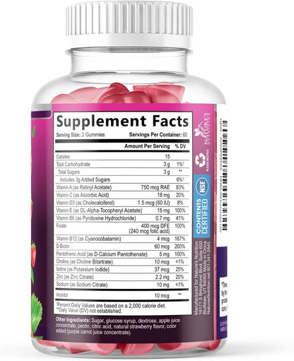 Gominolas Multivitamínicas para Adultos - – Zinc: Contribuye al funcionamiento normal del sistema inmunitario, a – Image 9