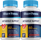 Gluco Fence Metabolic Support - 120 Cápsulas (2 Envases)