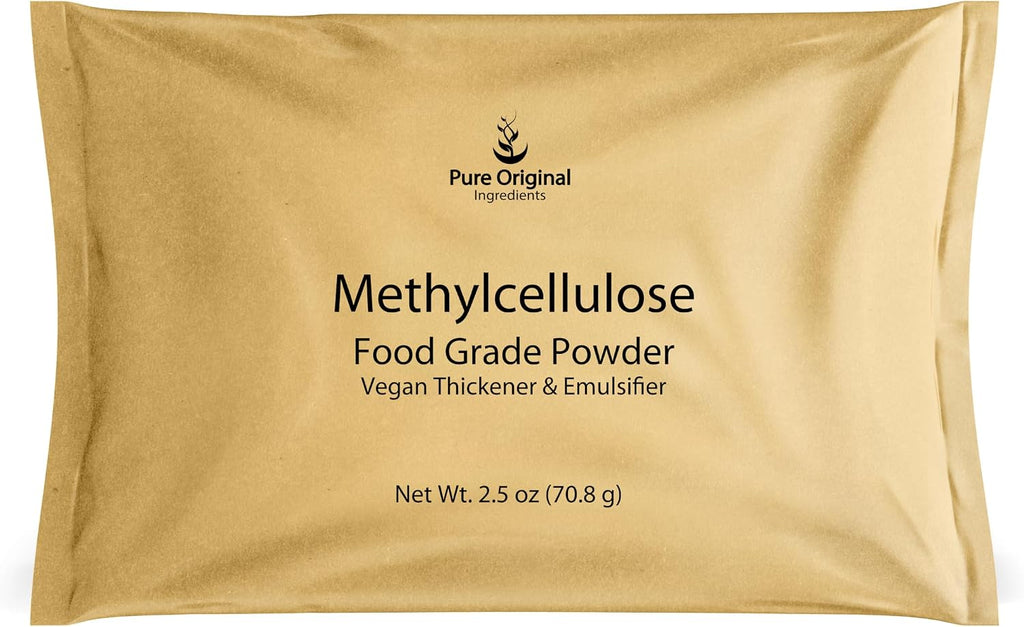 PURE ORIGINAL INGREDIENTS Metilcelulosa (70 g) - Espesante y Emulsionante, Grado Alimentario, Vegano