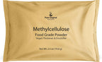 PURE ORIGINAL INGREDIENTS Metilcelulosa (70 g) - Espesante y Emulsionante, Grado Alimentario, Vegano