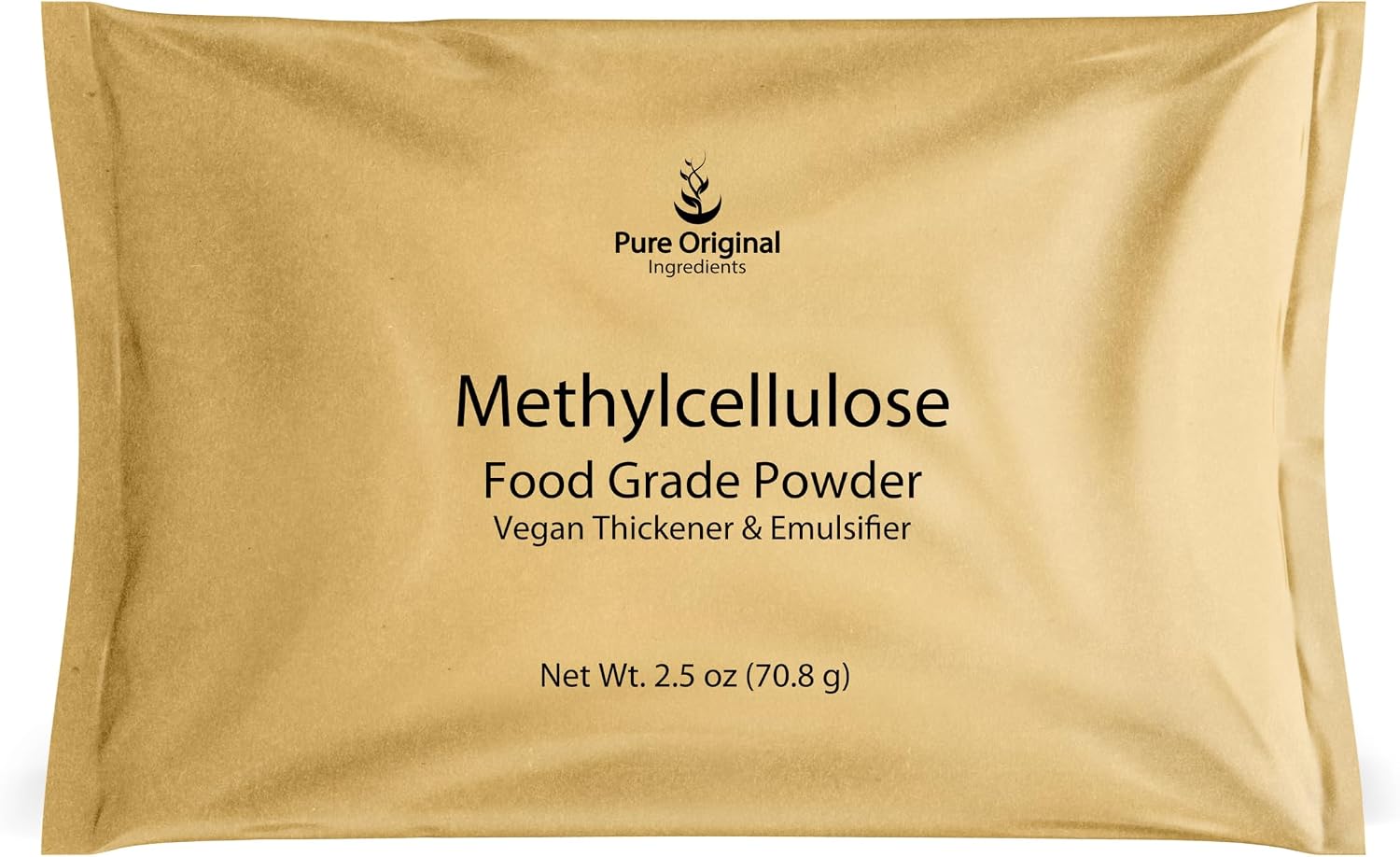 PURE ORIGINAL INGREDIENTS Metilcelulosa (70 g) - Espesante y Emulsionante, Grado Alimentario, Vegano