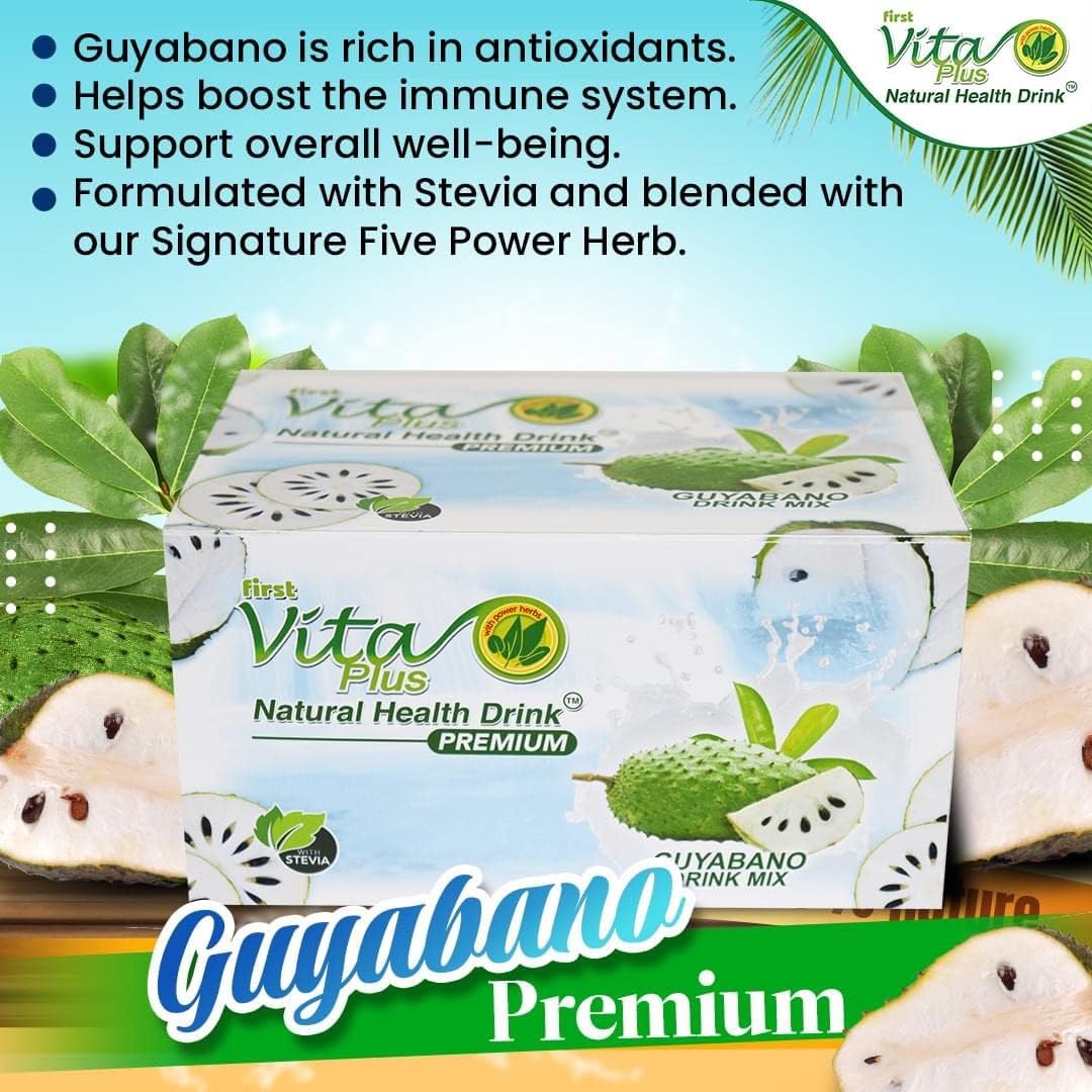 First Vita Plus Guyabano (Graviola, Annona Muricata) 20 Sobres
