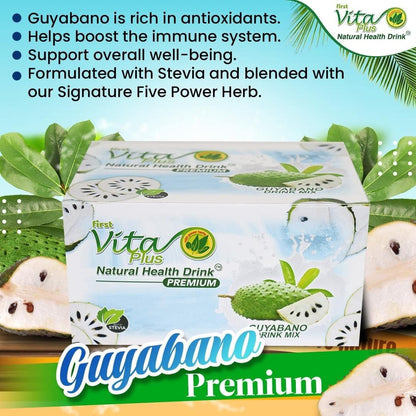 First Vita Plus Guyabano (Graviola, Annona Muricata) 20 Sobres – Image 2