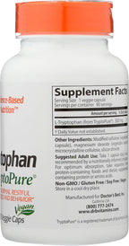 El mejor L-Triptófano 500 mg – 90 Cápsulas Veganas – Doctor's BEST