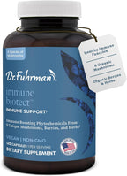 Dr. Fuhrman Immune Biotect – Apoyo Inmunológico Natural con Champiñones Orgánicos, Bayas y Astrágalo – 120 Cápsulas
