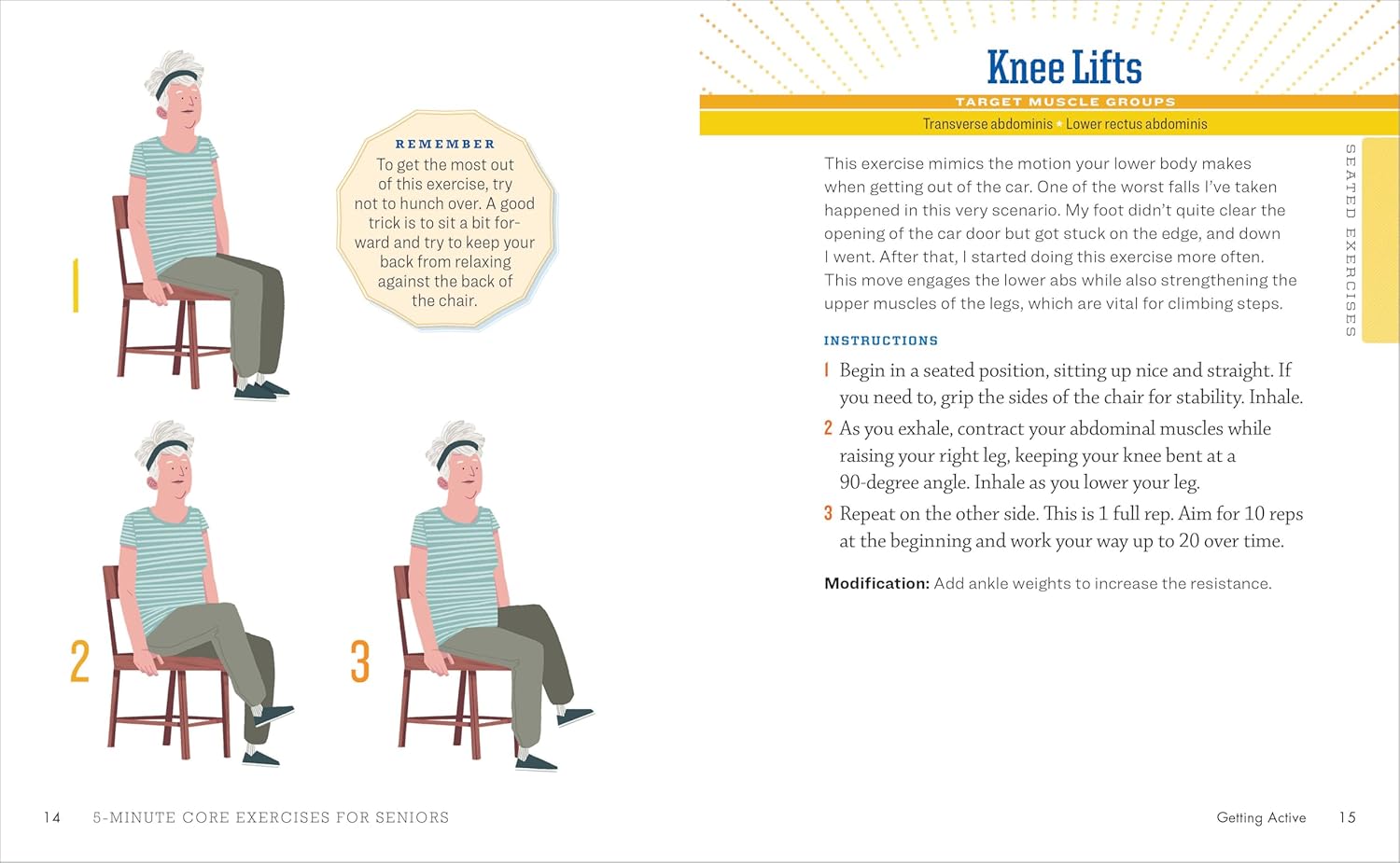 Pack de 2 Libros: Ejercicios de Core y Fuerza para Seniors - Rutinas de 5 y 10 Minutos para Equilibrio y Prevención de Caídas