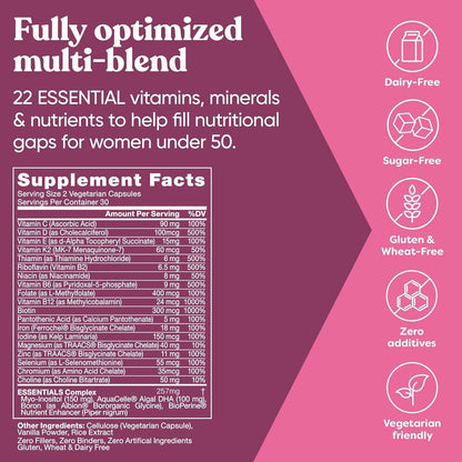 Eu Natural Next Gen Multivitamínico para – Sistema inmunitario: Las vitaminas C, D y el zinc contribuyen al – Image 4