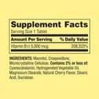 Spring Valley Vitamina B12 5000 mcg 300 comprimidos de disolución rápida
