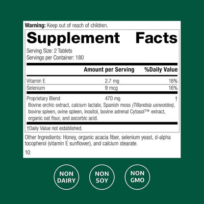 Standard Process Cataplex E2 - Suplemento – ¿Contiene gluten? El producto no especifica la ausencia de gluten, por – Image 2