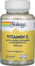 Solaray Vitamina C con Escaramujo, Acerola y Bioflavonoides – 1000 mg, 100 Cápsulas