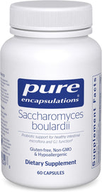 Pure Encapsulations Saccharomyces Boulardii - Probiótico Natural - 60 Cápsulas