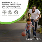 NaturesPlus Immune Boost - 60 Comprimidos - Apoyo Respiratorio Antioxidante - Salud del Sistema Inmunitario - Vitaminas y Minerales de Alta Potencia - Vegetariano, Sin Gluten - 30 Dosis