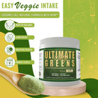 Daily Health Ultimate Greens Powder – Superalimento en Polvo Vegano, 3 Envases de 227 g