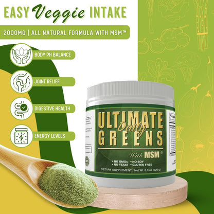 Daily Health Ultimate Greens Powder – – Arándano (bilberry) y equinácea : Ricos en antioxidantes como los – Image 3