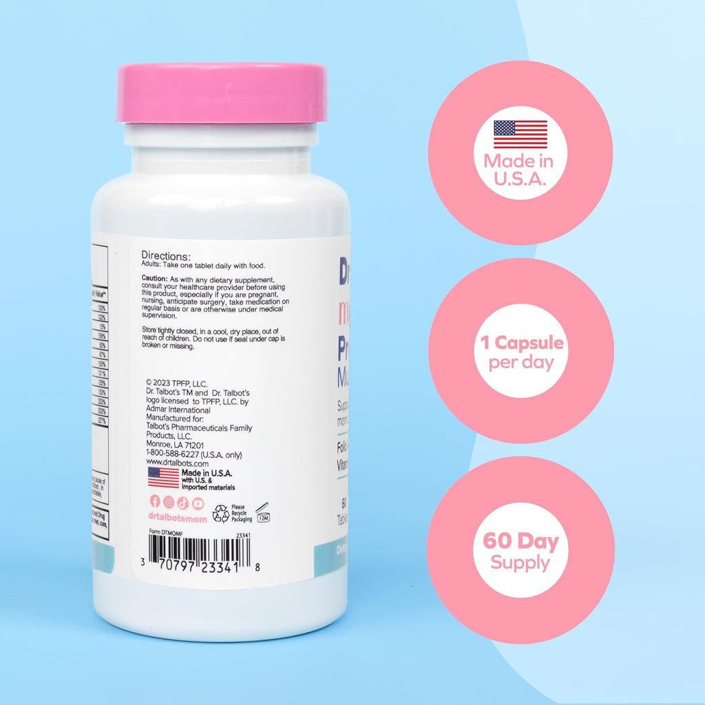 Dr. Talbot's Mom Prenatal Multi-Vitamin - 60 Cápsulas