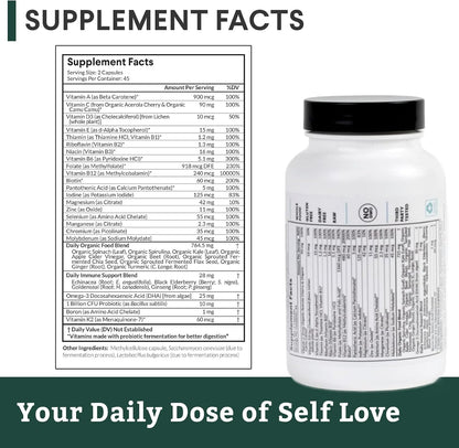 Nutritional Roots Multivitamin+, – Metilfolato (vitamina B9): Forma activa del folato, más fácil de utilizar por – Image 5