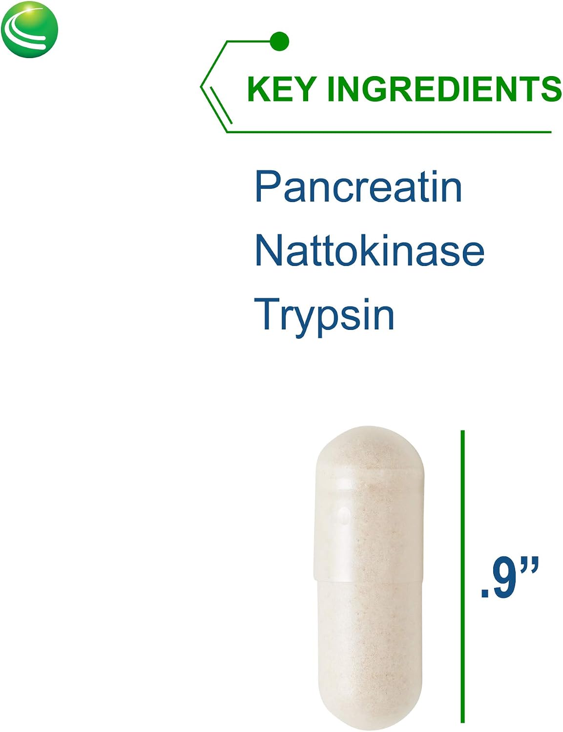 Nutra BioGenesis InfamaZyme - Enzimas Digestivas con Pancreatina y Bromelina (90 Cápsulas)