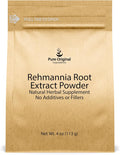 PURE ORIGINAL INGREDIENTS Extracto de Raíz de Rehmannia en Polvo (113g) - No Transgénico, Suplemento Herbolario Tradicional