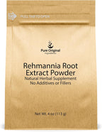 PURE ORIGINAL INGREDIENTS Extracto de Raíz de Rehmannia en Polvo (113g) - No Transgénico, Suplemento Herbolario Tradicional