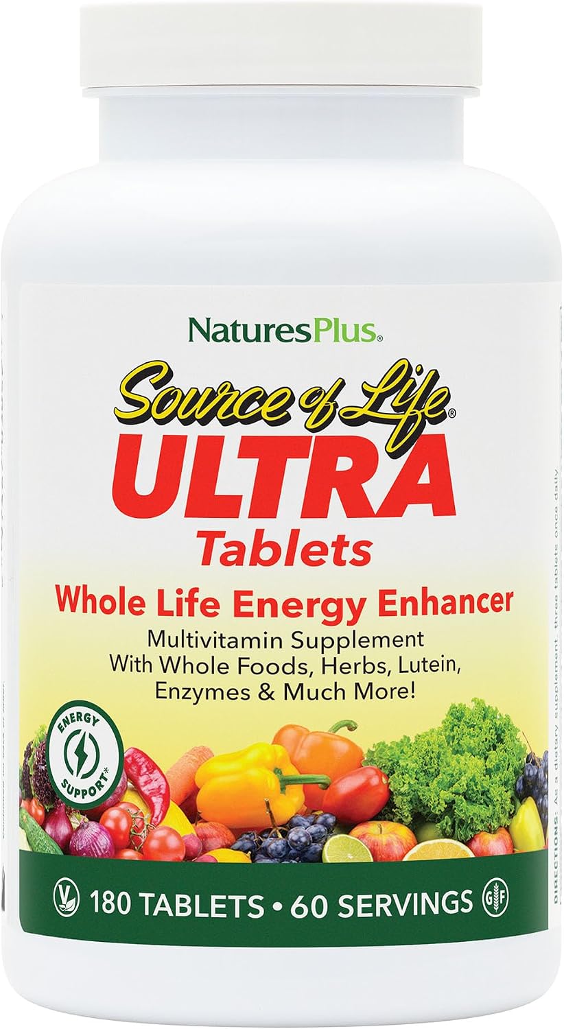 NaturesPlus Source of Life - 360 Mini-Tabs (Pack de 2) - Multivitamínico y Mineral - Energía Natural y Bienestar - Sin Gluten, Vegetariano