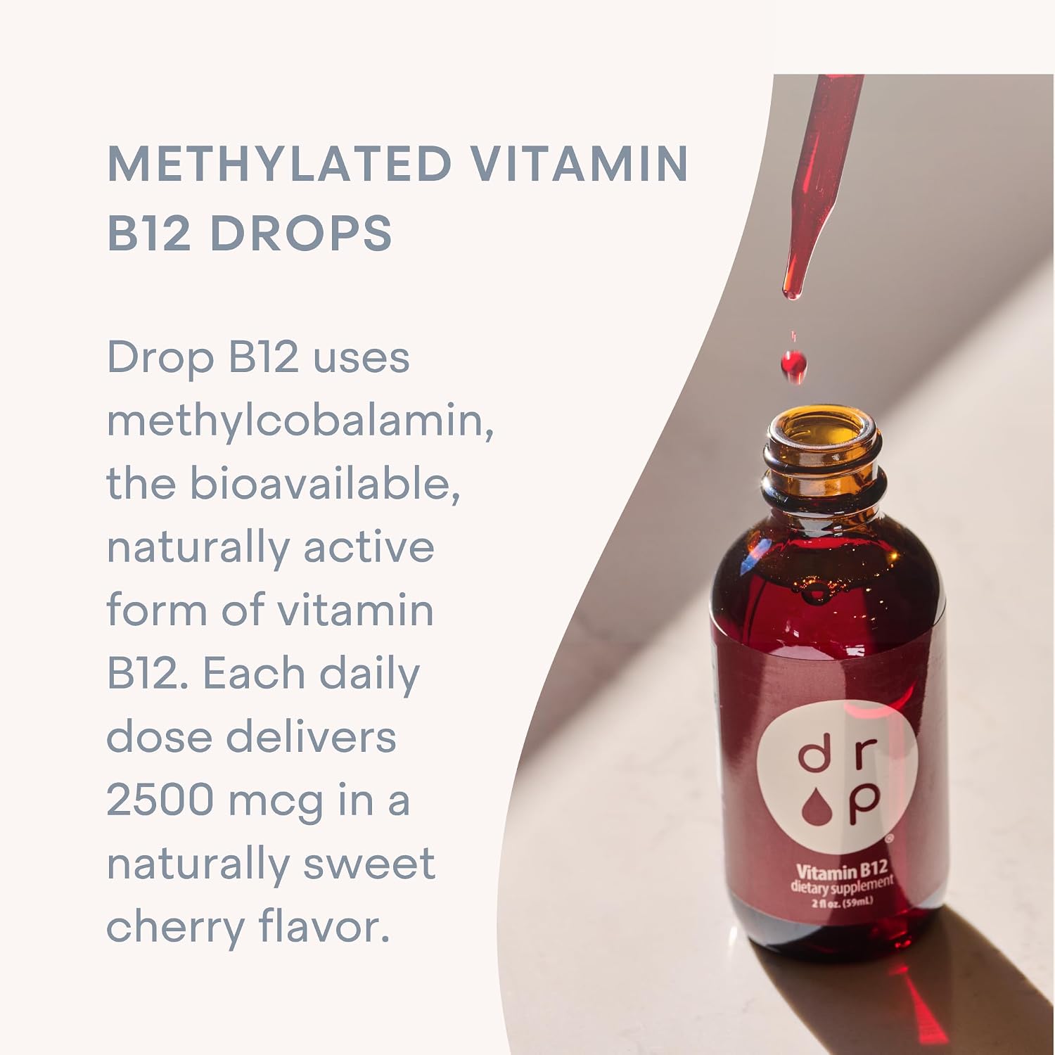 Drop Vitamina B12 Líquida 2500 mcg Metilcobalamina