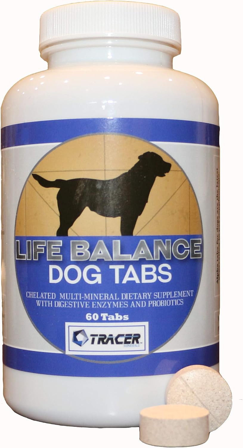 Life Balance Dog Tabs - Multivitamínico para perros con probióticos y enzimas