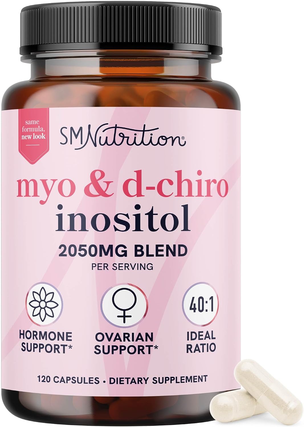 Myo-Inositol y D-Chiro Inositol 40:1 - 120 Cápsulas Vegetales