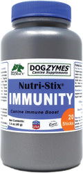 Nutri-Stix Immunity Sobres Monodosis para Perros - Apoyo Inmunitario Inmediato para Viajes, Exhibiciones y Eventos