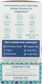MaryRuth Organics Daily Care Digestion 3-in-1 Cápsulas, 40B UFC, 30 ct