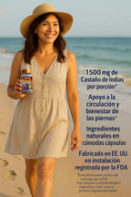 Betel Natural Premium Castaño de Indias 1500 mg para la Circulación