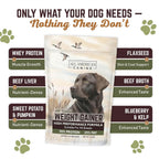 All American Canine Ganador de Peso para Perros - Suplemento de Alto Contenido Calórico y Proteína en Polvo para Aumento de Peso Rápido, Masa y Recuperación - Estimulante del Apetito - 60 Dosis