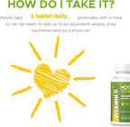 Noor Vitamins Vitamina D3 Halal 1000 UI, Apoya la Salud Ósea, Inmunitaria y Cardíaca, Sin OGM, Sin Gluten y Halal (60 Comprimidos)