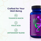 Youngevity Synaptiv™ Brain Support - 12-in-1 - Ginkgo, Huperzine, Bacopa, Quercetin & more - with Antioxidant Blend + Vitamins - 60 Tablets