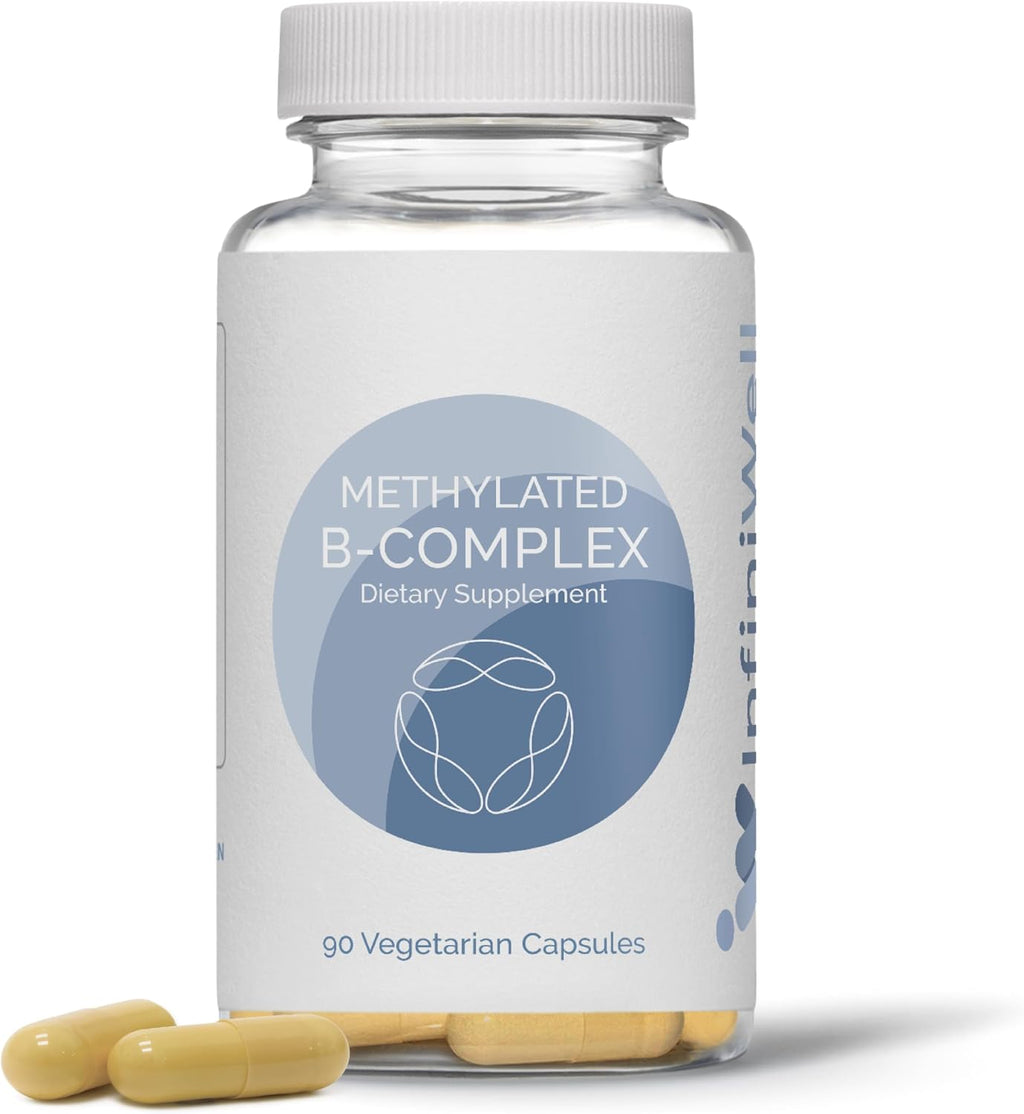 InfiniWell Complejo B Metilado - Vitaminas B Activas para Energía y Sistema Nervioso (90 Cápsulas)