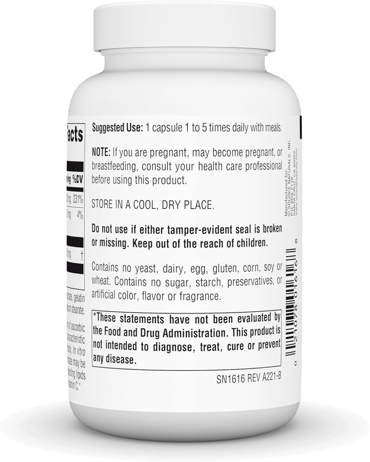 Source Naturals Ascorbil Palmitato 500 mg, 90 Cápsulas