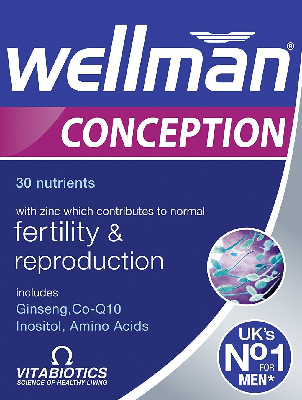 Vitabiotics Wellman Conception 30 Comprimidos