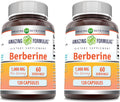 Amazing Formulas Berberina 1000mg por dosis - 240 Cápsulas (2 Envases de 120)