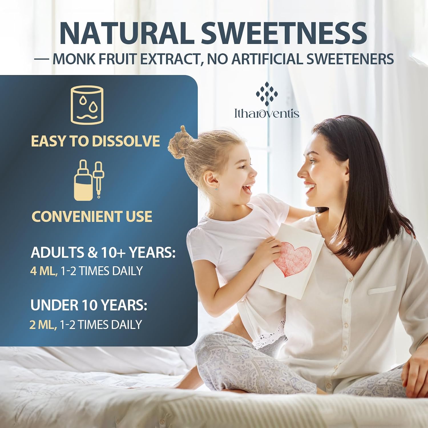 Itharoventis Gotas de Zeolita con Vitamina B12 Metilcobalamina y D3 para Niños y Adultos - Sabor Natural a Frutas del Bosque con Extracto de Monk Fruit - 59 ml