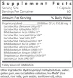 NutriCology Restore-Biotic Complete - Probiótico 12 Cepas - 50 mil millones UFC - Cápsulas de Liberación Retardada - 60 Cápsulas