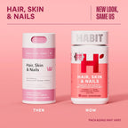 Habit Hair, Skin & Nails - Complemento para Cabello, Piel y Uñas (60 Cápsulas)