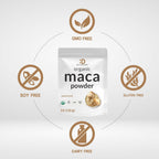 Maca Peruana Orgánica en Polvo - Forma Gelatinizada - 1.36 kg (3 libras)