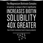 Lustriva - Suplemento de Biotina 10000mcg para el Cuidado del Cabello y la Piel