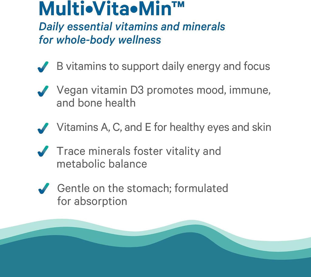 PURE SYNERGY Multi·Vita·Min - Multivitamínico Vegano con Alimentos Integrales Orgánicos (60 Comprimidos)