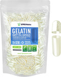XPRS Nutra Cápsulas Vacías de Gelatina Tamaño 0 - 500 Unidades - Transparentes para Suplementos DIY
