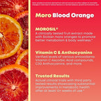 Morosil Extracto de Naranja Moro 400 mg - 60 Cápsulas Vegetales