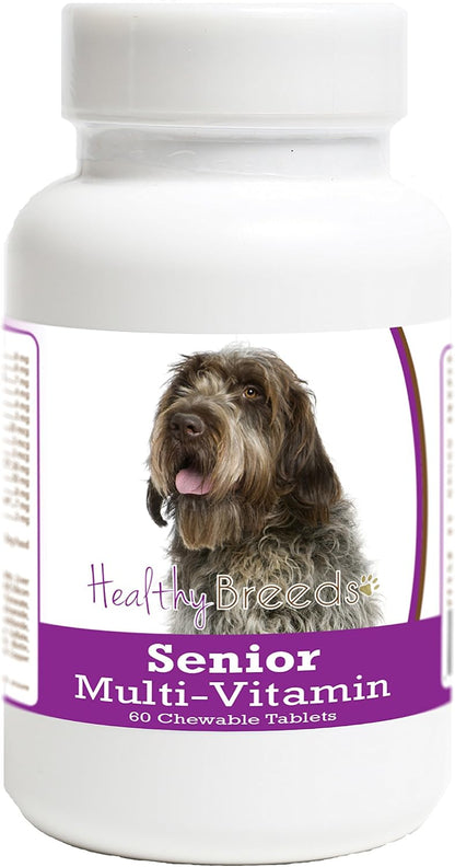 Healthy Breeds Multivitamínico Senior para Perros Wirehaired Pointing Griffon, 60 Comprimidos – Image 1